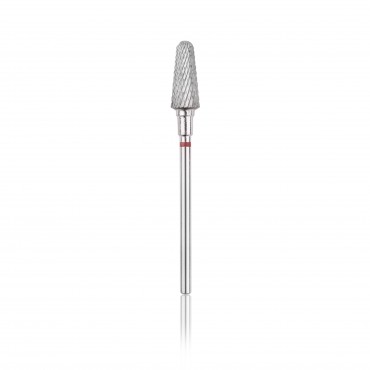 Karbidový nadstavec "Rounded Cone" červený L-14,0 mm, Ø6,0 mm
