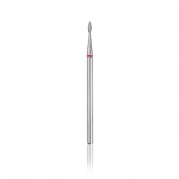 Diamantový nadstavec "Bur Drop" červený L- 4,0 mm