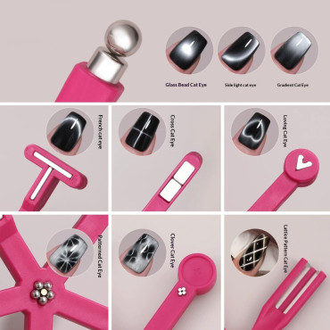 Magnet na Cat Eye gél-laky 8 v 1 