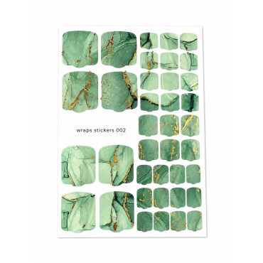 Wraps Stickers - Nálepky na estetickú pedikúru - MRAMOR