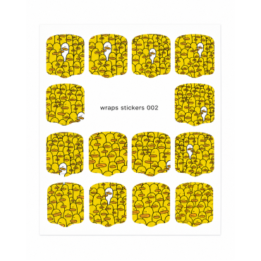 Wraps Stickers - Nálepky na estetickú pedikúru - MINI DUCK