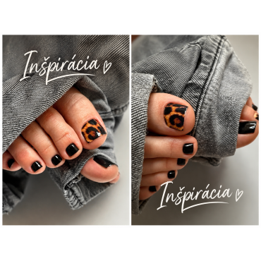 Wraps Stickers - Nálepky na estetickú pedikúru - ANIMAL (BROWN)